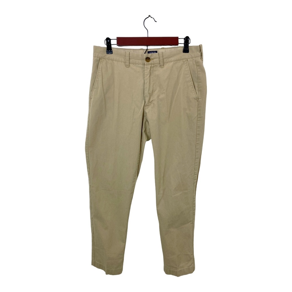 J.Crew The Sutton Tan Khaki Chino Pants Men's 31 x 30 Flat Front